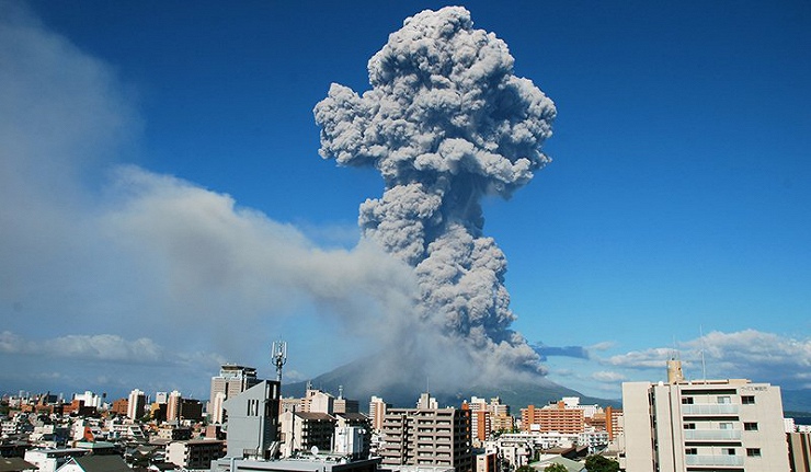 일본화산 분화 불의 땅 일본의 화산, 사쿠라지마산과 아소산