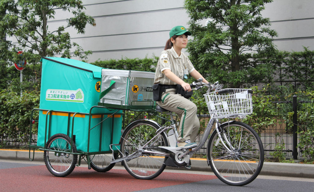 자전거택배 1024x626 일본은행, 온라인시장 확대가 소비자물가 하락 견인