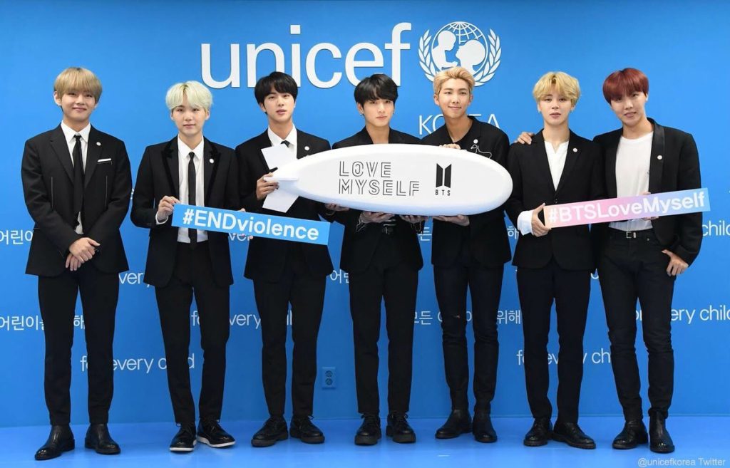 BTS UNICEF 1024x657 방탄소년단(BTS) 유엔 영어연설과 미국방송 출연 영상