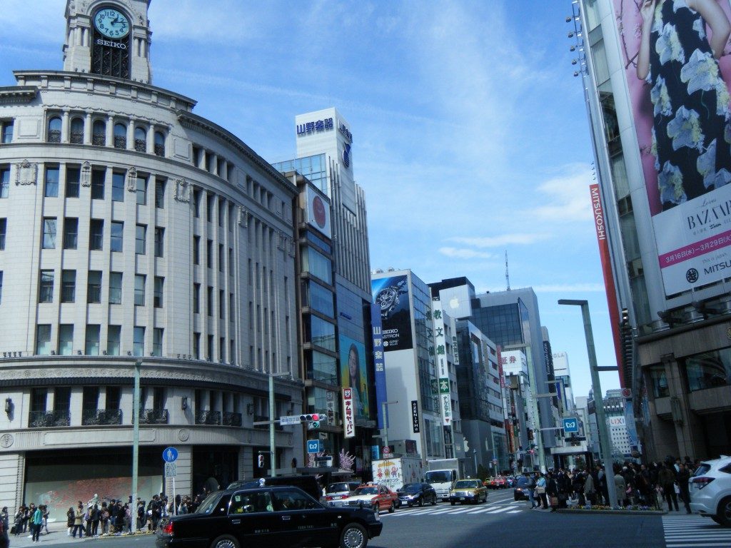 도쿄긴자 시계탑 1024x768 흑백영상을 컬러로 복원한 도쿄 최고가 땅 긴자의 역사